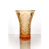 Гусевской Хрустальный завод / Crystal vase for flowers "Imperial" large amber