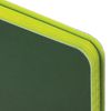 BRAUBERG  / Leather-look notebook "Metropolis Mix", 80 sheets A5 (148x218 mm), dark green