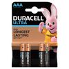 DURACELL / Batteries Ultra Power AAA (LR03, 24A) alkaline little fingers, SET 4 pcs. in blister