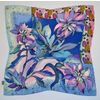 Handmade "Chrysanthemum" silk handkerchief