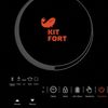 Tile electric induction KITFORT KT-105, 4000 W, 2 rings, 20 modes, 7 programs, touch control