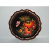 Сувениры из Н.Тагила / Souvenirs from N. Tagil / Tray "Baroque. Rowan with a moth", 19 cm