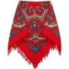 Павловопосадский платок  / Shawl "Bracelet", with woolen fringe
