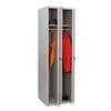 Wardrobe metal for clothing PRACTICE "LE-21C" (in collection), two-section, 1830 x575 x500 mm, 29 kg