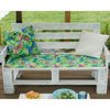 Этель / Pillow for 2-seater bench "Parrot", 45 × 120 cm, reps with VMGO impregnation, 100% cotton