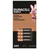 DURACELL / Batteries Simply AAA (LR03, 24A) alkaline little fingers, SET 4 pcs. (tear-off block)