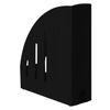 Tray vertical paper BRAUBERG Energy (261х85х300 mm), ergonomic shape, black