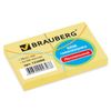 BRAUBERG / Self-adhesive block (stickers) PASTEL, 38x51 mm, 100 sheets, SET of 2 pieces, yellow