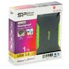 SILICON POWER / Hard disk external HDD Armor A15, 1 TB, USB 3.0, shockproof, black / green