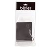 Clip per banconote BEFLER "Classic", vera pelle, goffrata, 105x86 mm, marrone