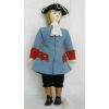 Потешный промысел / Porcelain souvenir doll-pendant "Uniform of a sailor from the times of Peter I, early 18th century."