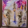 Золотая антилопа / Painting "Couple. Spring" with illumination