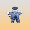 Галактика г.Гжель / Sculpture "Cheerful traffic cop"