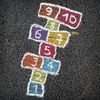 Chalk, colored JOVI (Spain), set of 6 PCs, for drawing on the pavement, round