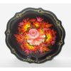 Сувениры из Н.Тагила / Souvenirs from N. Tagil / Tray "Baroque. Rowan with Rose", 19 cm