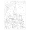 Coloring by numbers A5, ONLANDIA "CASTLE", WITH ACRYLIC PAINTS on cardboard, brush