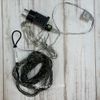 Kaemingk / Christmas tree garland 180-240 cm Dew rays, 16 strands, 832 multi-colored mini LED lamps, green wire, IP44