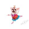 Holiday Classics / Christmas tree toy "Dog Bulldog. Ballerina Princess"
