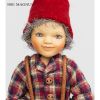 Birgitte Frigast / Porcelain doll Magnus, 15 cm