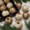 Kaemingk / Set of glass balls Snowflakes Country 8 cm, 12 pcs