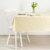 Доляна / Dolyana / Oilcloth table on a non-woven base "Ruby", width 137 cm, roll 20 m, beige color