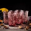 Доляна / Doliana / Set de verres "Manche", 350 ml, 6 pcs, rose