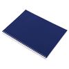 STAFF / Carnet bumvinyl, A5, 96 sh., Peigne, offset n° 1, cage, avec bordures, BLEU / 10 pcs.