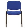 BRABIX STAFF and visitors chair ,Iso CF-005, black frame, blue fabric with black