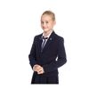 School jacket with hidden pockets fitted Navy blue for girls