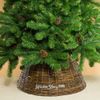 Kaemingk / Christmas tree basket Country Style 57 * 28 cm brown