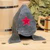 Добропаровъ / Dobroparov / Bath hat "Budenovka", gray felt
