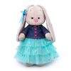 BUDI BASA / Soft toy Bunny Mi in a skirt and denim jacket 25 cm