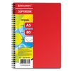 BRAUBERG / Notebook A5, 80 sh., Comb, cage, plastic cover, "OFFICE" / 4 pcs.
