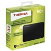 TOSHIBA / Hard disk external HDD Canvio Basics 500GB black, 2.5 ", USB 3.0