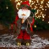 Зимнее волшебство / Doll "Santa Claus in a sweater and a fur coat with brown fur"