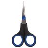 Scissors for hobby and craft TREASURE ISLAND 120 mm, 3-sided sharpening, black and blue