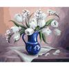 Опт-картина / Pintura por números 40x50 Tulipas brancas
