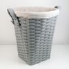 Доляна / Doliana / Universal wicker basket "Elegant", 39.5 × 39.5 × 43.5 cm, gray