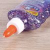 Glue for stationery Klimov sequined ELMERS "Glitter Glue", 177 ml, purple