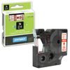 DYMO D1 label printer cartridge, 9 mm х 7 m, plastic tape, red font, white background