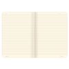 BRAUBERG / Notebook 60 l. in line SoftTouch cover, beige paper 70 g / m2, stitching, B5 (179x250 mm), POMEGRANATE / 4 pcs.