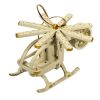 Toy Christmas tree "Helicopter small" 1013 White winter
