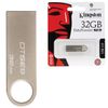 KINGSTON / 32 GB Flash Drive, DataTraveler SE9, USB 2.0, Metal Case, Silver