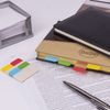 Bookmarks highlighters sheets of adhesive plastic BRAUBERG, 38х25 mm 4 colours x 20 sheets