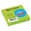 BRAUBERG / Self-adhesive block (stickers) NEON, 76x76 mm, 90 sheets, green
