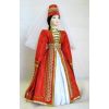 Потешный промысел / Boneca lembrança de porcelana "Terno de casamento Kabardiano para mulheres, início do século 19"