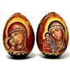 Фабрика Матрешек / Matryoshka factory / Easter eggs with an icon without a stand, 2 pcs., 7-8 cm
