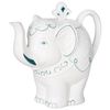 HILLTOP / Tea "Gift of Ceylon" black leaf 80 g, porcelain teapot "ELEPHANT TOPAZ", 650 ml