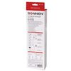 SONNEN / Surge protector U-353, 5 outlets, grounded, switch, overload protection, 10 A, 3 m