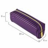 Pencil case-cosmetic bag BRAUBERG, soft, Royal, purple, 19х6х6 cm